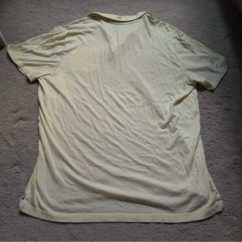 Marine Layer Garment Dye Resort Polo Shirt Size M/L Yellow Paler Banana Preppy - Picture 7 of 7